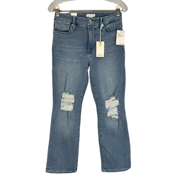 NWT Good American Good Petite Straight Jeans - Picture 1 of 11